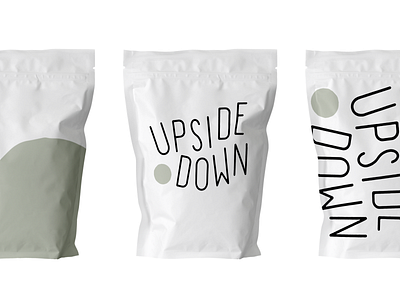 Upside Down Coffee Branding brand brand design branding branding and identity coffee coffee bag coffee brand coffee branding logo logo deisgn