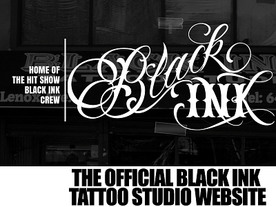 VH1's Black Ink Crew black ink black ink crew graphic design graphics tattoos vh1 web design