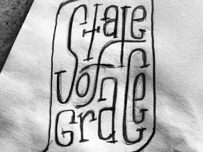 State of Grace Sketch lyrics pencil serif taylor swift type typography