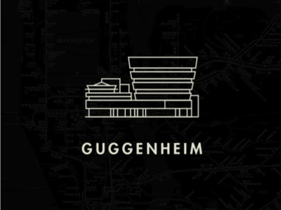 Guggenheim Icon guggenheim icon illustration line line illustration new york nyc