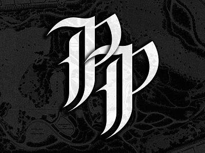 Prospect Park 2 black white brooklyn ny calligraphy lettering new york p rebound typogaphy vector