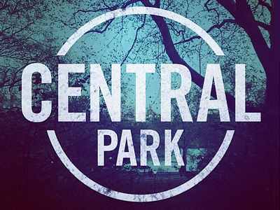 Central Park branding central park logo mark new york nyc typography