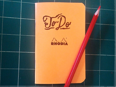 To Do Notebook hand lettering lettering notebook script to do list typography