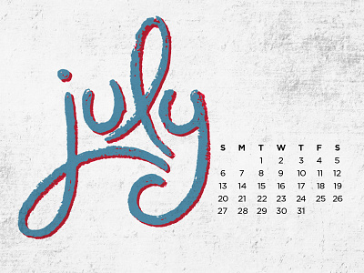 July Desktop Wallpaper calendar desktop download free july lettering typography