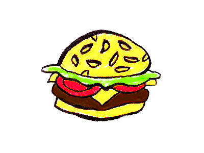 Cheeseburger cheeseburger food illustration