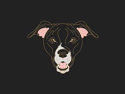 Lola Bear design dog dog illustration illustration line art line illustration pets