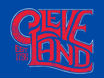 Cleveland T-Shirt and charity city cleveland red white and blue shirt t shirt tshirt type typography vintage