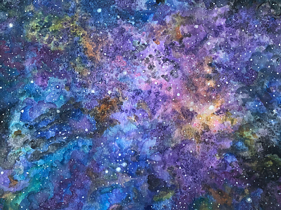 Watercolor galaxy