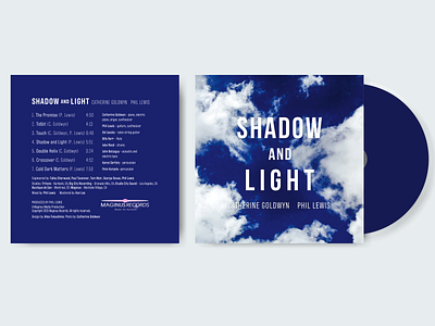 Shadow and Light Layout album cover cd graphic design illustrator indesign layout music photoshop typography