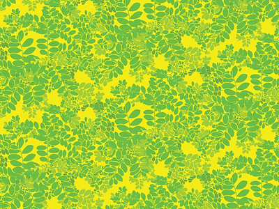 Moringa illustration in yellow