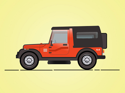 Thar Jeep automobile car jeep