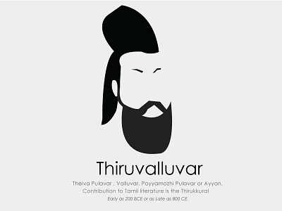 Thiruvalluar - Tamil Poet history tamil tamil poet thiruvalluar