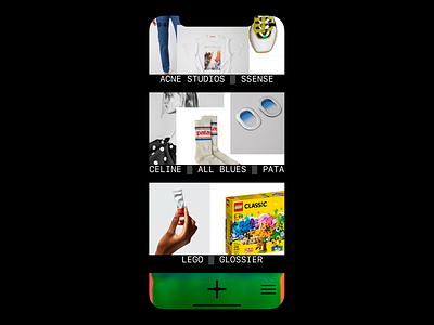 BOARDS APP app art clean contemporary fashion glossier interface ios iphone lego minimalist ui