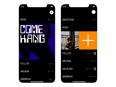CH APP app art clean contemporary interface ios iphone minimalist ui