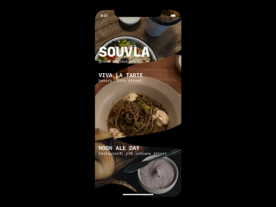 FOOD APP app art clean contemporary design food interface ios minimalist ui