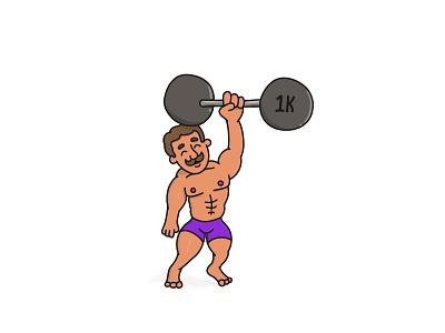 Vice Series: Weightlifting design digital art illustration procreate weightlifting