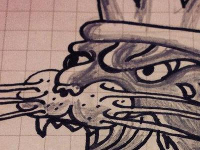 Head sendak sketch tattoo