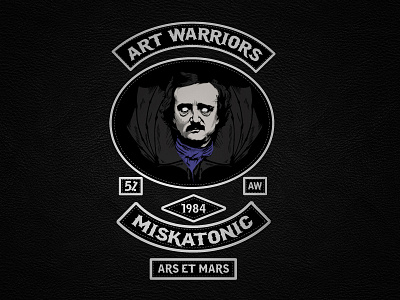 Miskatonic art warriors edgar allan poe motoclub