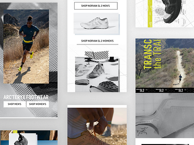 Arc’teryx Norvan SL 2 Launch arcteryx norvan ui ux web design