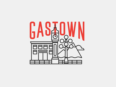 Gastown Love design gastown illustration vancouver