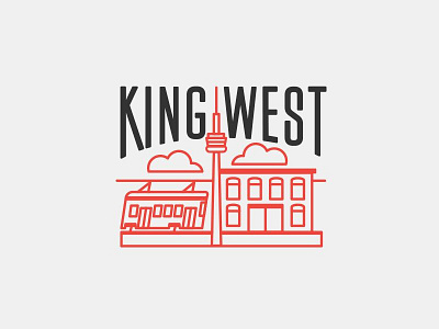 King West Love design illustration king west toronto