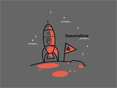 Innovation design exploration illustration innovation pin pin design space