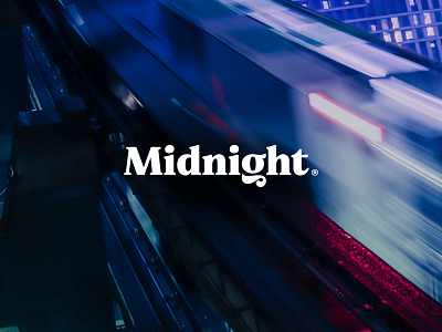 Midnight branding design logo midnight serif type typography