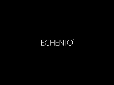 Echento branding logo type typography wip