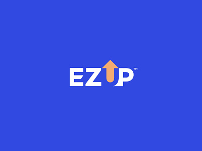 EZ-UP branding emblem logo medical monogram type typography