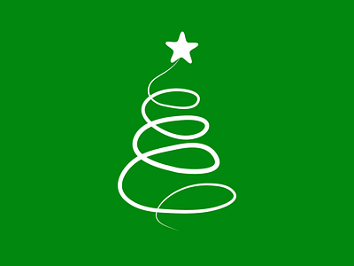 Minimalist Christmas Tree app branding design graphic design icon illustration logo ui ux vector