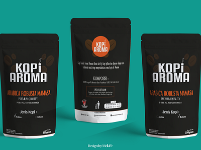 Coffee Pouch Design branding design graphic design illustration logo pouch design product design