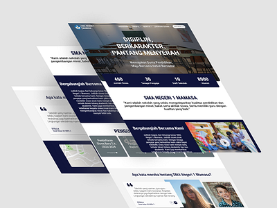 School Website UI ui ux ux web webdesign