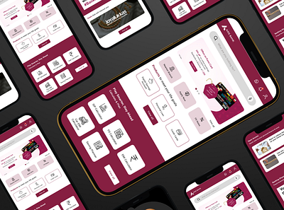 Axis Bank Mobile Redesign axis bank design feather icons feathericon figma flaticon mobile redesign roboto typography ui