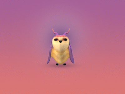 Owl Animation 3d animation character animation funny loop owl rigging