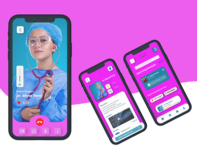 Online Medical App animation graphic design landing page medical app mobile app mobile app design ui ui design uiux user interface design ux