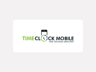 Timeclock - Logo assignment assign clock creative employees flat color flat ui logo minimal mobile time time management work