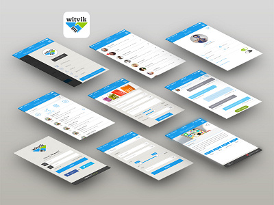 Witvik App - Ecommerce buyer detail e commerce ios iphone x listing login material design minimal modern seller ui ux