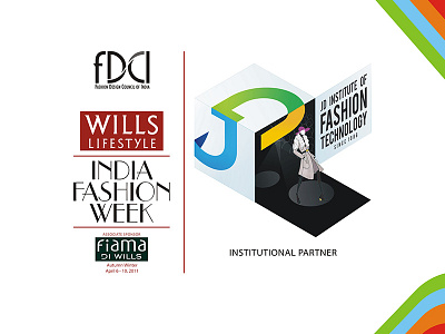 JD - Fashion Week advertisment banner fashion show fashion week fdci graphic infographic poster print media standy typography wills lifestyle