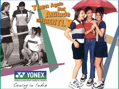 Yonex Advertisment advertisment banner big brand graphic infographic poster print media sports standy t shirt typography yonex