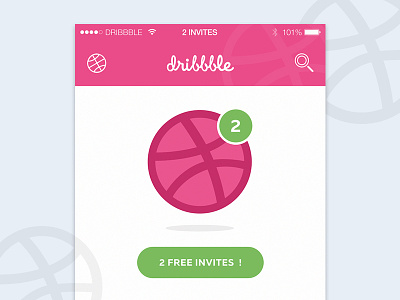 Dribbble Invites debut design draft dribbble invitation invites minimal player shot victory winner