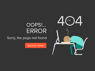 Error Page - 404 404 desktop errow home icon infographic net connectivity no internet page not found search web website