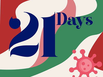 21 Days Lockdown challenge challenge colours corona coronavirus graphicdesign lockdown typography