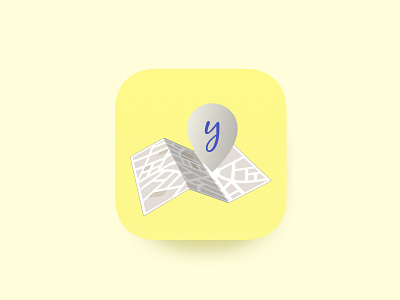 App Icon finding yoga studios app icon city ios mobile ui yoga