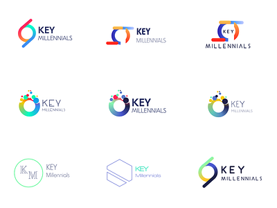 Logo Design Key Millennials branding logo design millennials startup visual identity