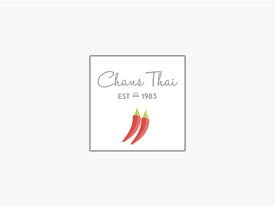 Logo Design Thai Chef brand brand identity chef chilli cooking design fresh logo logo design thai chef thailand visual identity