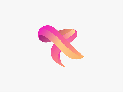 Logo Concept - The Pink Hug design feminin harmony logo logo design orange pink