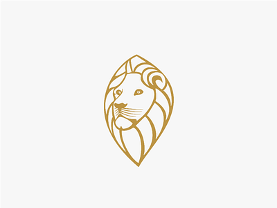 Logo Design Golden Lion By Jalita Sky De Waal On Dribbble