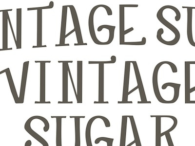 Vintage Lettering custom illustration lettering logo serif typography