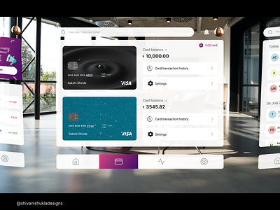 AR Banking (Concept design) ar ar banking ar design augmented reality bank design finance ui ui design
