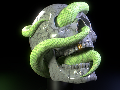 Marble Skull